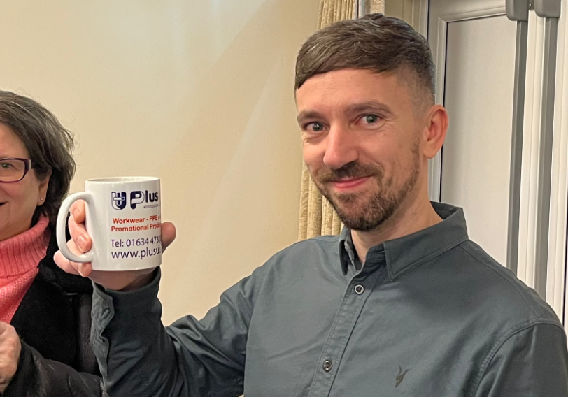 Luke Horsnell at a BBN business breakfast networking meeting